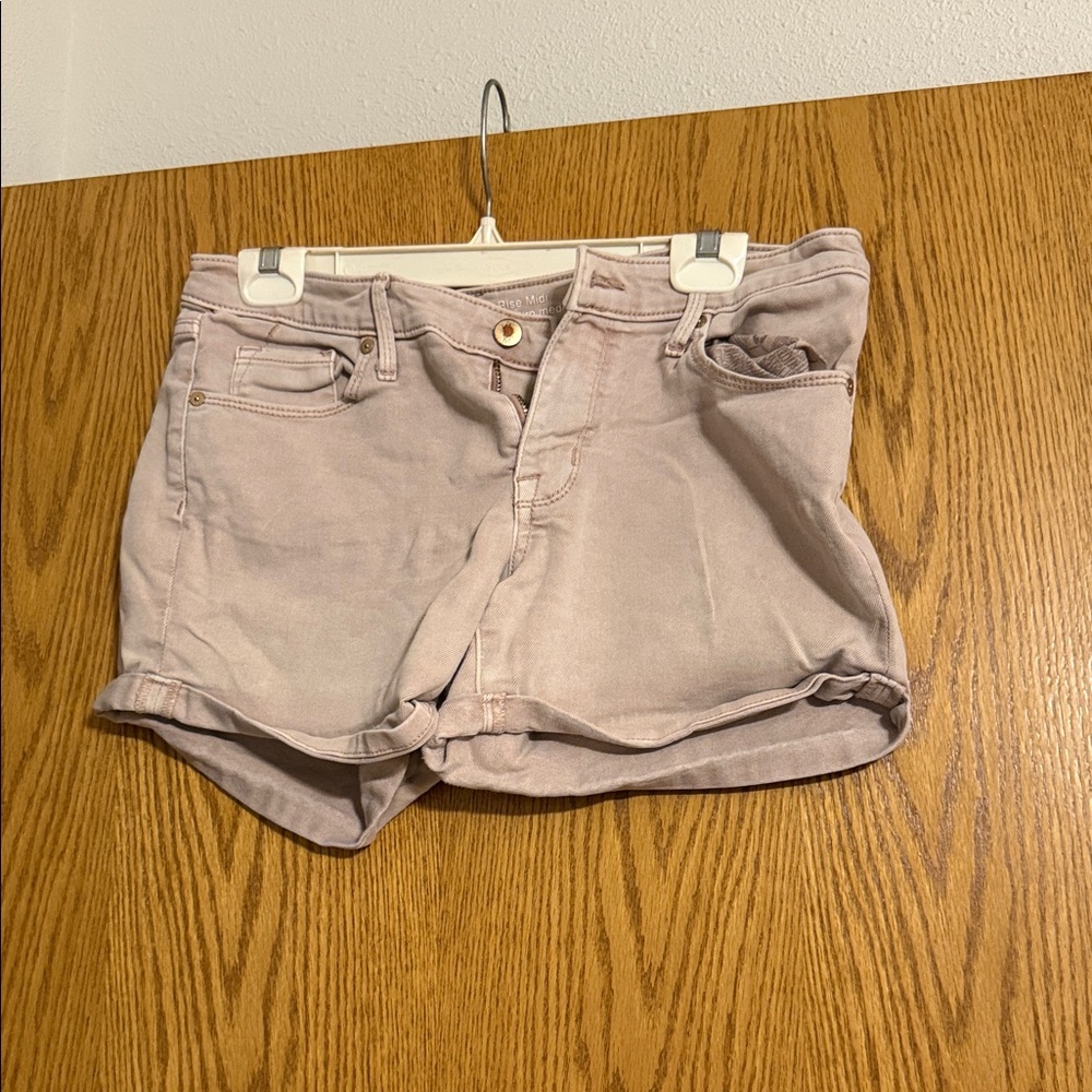 Stylish Pink Jean Shorts